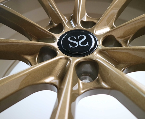 Бронзовая краска Monoblock выковала колеса для оправ 1 части Audi A4 вогнутых изготовленных на заказ