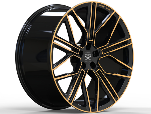 Черный бронзовый моноблок кованых колес для BMW X5 Custom 1 Piece Wheels