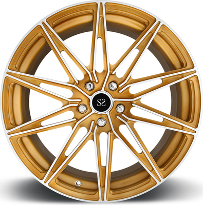 Золотая 1-PC 18 19 дюймовая кованая сплав специальные ремни для колес Maserati