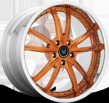 Оранжевая машинка 2 шт. кованые колеса 5х112 5х120 для GT50 Bmw 525i