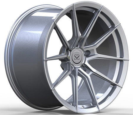 Серебряная краска Моноблок кованые колеса для Porsche Deep Concave Custom 1 Piece Rims