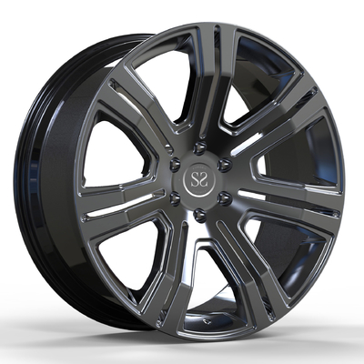 Специальные гипер черные колеса из кованого моноблока для колес автомобилей Range Rover