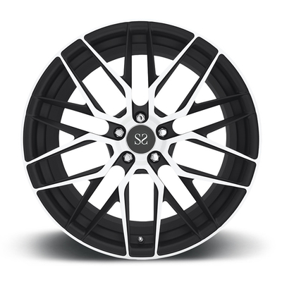 Черная машинная оболочка для колес C63 2-PC 18 19 20 21 22 дюймовые кованые сплавы пользовательские ремни