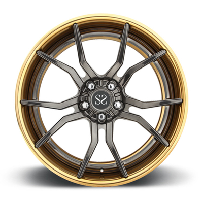 2-Piece выковало колеса для Форда Mustand 5x114.3 расположило ступенями 19 и 20 дюймов