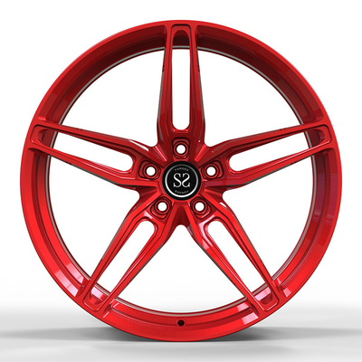 ПК Matt красный изготовленный на заказ 1 6061 T6 выковал колеса сплава для Benz Slk 5x112 Bmw Мерседес