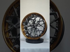 Полированная бочка 2 шт. кованые колеса с бритвенным диском 21 22 23 дюймов Алюминиевый сплав