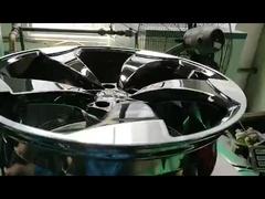 Колеса Audi Replica Style глянцево-черные с механической обработкой, кованые, цельные