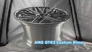 Полированные кастомные 2-компонентные кованые диски 22x10 и 22x12 для AMG GT63