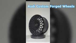 Кованые диски Satin Black с несколькими спицами, 1 шт., 18", 19", 20", 21", 22" и 23 дюйма для Audi