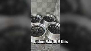 BMW X5 M F95 Custom 2-PC Диски с полированной губой и черным глянцем