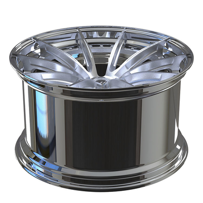 21x10.5 5 2 части X112 выковало оправы сплава алюминия диска колес ясные почищенные щеткой