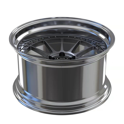 Отполированная выкованная губа снабжает ободком блюдо ПК 2 частей глубокое для колес спиц орудийного металла Audi S3