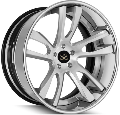 Изготовленная на заказ 3 части выковала ясность алюминиевого сплава колес #BMW X3 G01 почистила щеткой