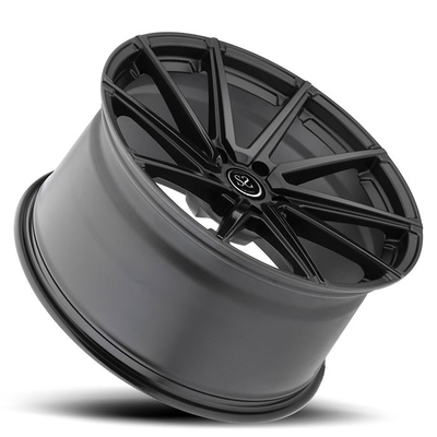 Черный сплав подгоняет выкованную алюминием фабрику фарфора оправы колес автомобиля
