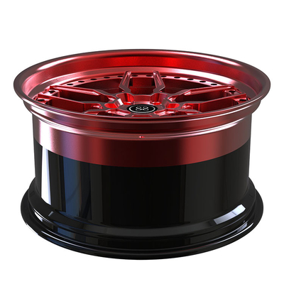 5x114.3 для конфеты красного изготовленного на заказ 2-PC Nissan GTR расположило ступенями размеры 20*8 .5and 20*10.5