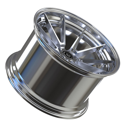 Почищенный щеткой диск алюминиевый сплав снабжает ободком 2 части отполировал 19 20 колес автомобиля 21 дюйма Z4