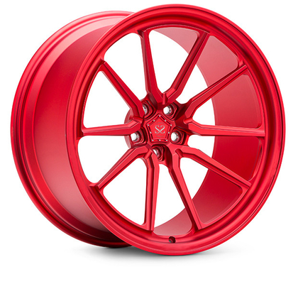 Конфета красный плоский Порше выковала автомобиль колес 24inches подгонянный для автомобиля GT