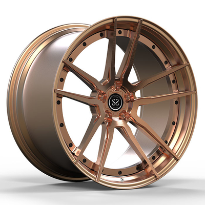 2 сплав 21x12 выкованный частями снабжает ободком бронзовую краску 5x114.3 для мустанга GT500