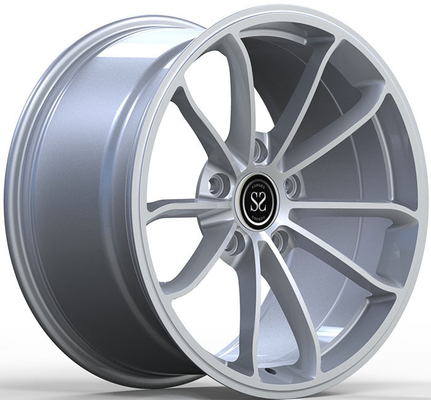 серебр 19x8.5 19x11 1 часть выковал оправу 5x130 сплава Monblock колес на Porsch 991
