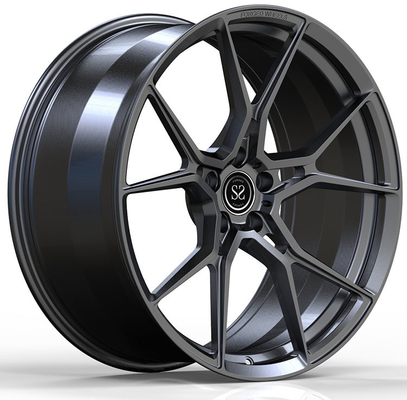 Автомобиль Monoblock снабжает ободком 1 часть выковал размер 17 колес 18 19 серый цвет 20 дюймов темный