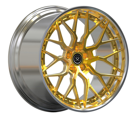 Расположенный ступенями 2 частям 21x10 выковал колеса зад фронта 22x12 отполировал оправы Феррари 812