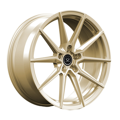Monoblock 1 ПК выковало колеса 20inch 20x10.5 почистило золото щеткой для роскоши BMW M5