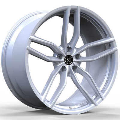 Таможня выковала двойной серебр 20X9 20X12 Порше 997 5-Spokes Matt колес