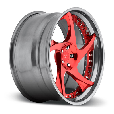 19x9.0 3PC выковало оправы алюминиевого сплава для ГОЛЬФА Mk6 GTD