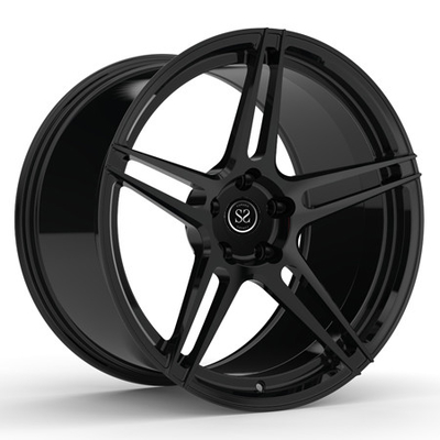 Monoblock колеса 1 части выковало оправы для черноты GT 19inch мустанга вогнутой гипер