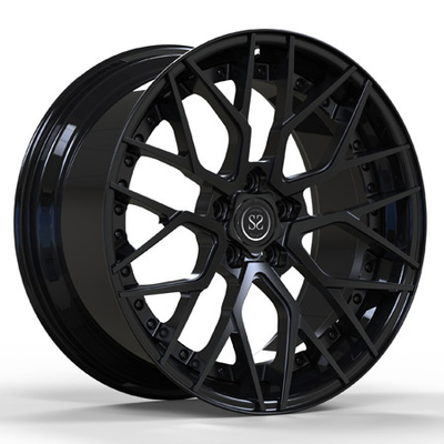 Сатиновый матовый черный 2 шт. кованые диски Dics Spoke Barrel Lip для Mercedes Benz C43 20-дюймовые диски