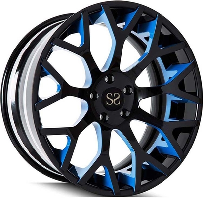 Чернота 3PC лоска выковала оправы 19x9 и 19x10.5 алюминиевого сплава для Benz E200 Мерседес