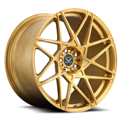 Золотые кованые колеса для BMW Audi Benz 18 19 20 21 22 дюйма 5х120