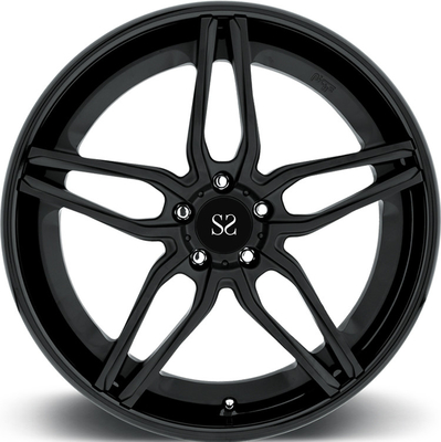 Black Spoke 1pc кованые колеса из сплава 18 19 20 21 22 дюймов PCD 5x120 Custom Luxury Rims