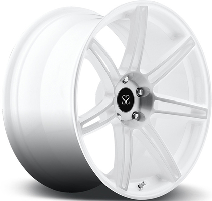Для Ferrari 5x114.3 Белый Машинный Лицо 18 19 20 21 22 дюймовые 1-PC кованые сплав на заказ колеса