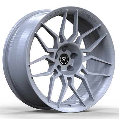 Audi Q6 2022 21x9.5 Глянцевые серебряные специально кованые 1-PC кованые ремни