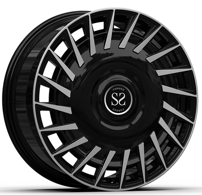 6х139.7 22х9.5 на заказ 1-PC Rim Black Machined Face для Lexus 600
