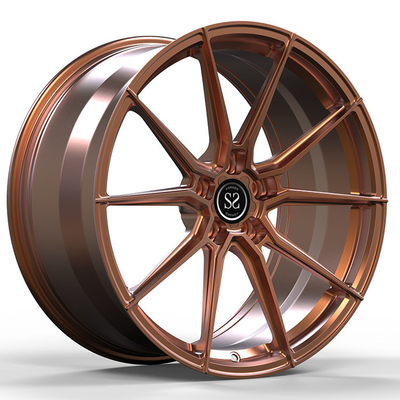 Porsche Macan Gloss Bronze 22x10 и 10,5 Custom 1-PC кованые ремни