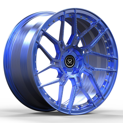 Audi E-Tron GT Автомобильные ремни 22x10/11.5 1-PC Custom Blue Brushed