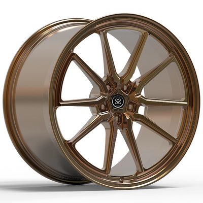 G70 BMW 760 Custom 1-PC кованые ремни 22x9.5 и 22x11 Бронзовый блестящий