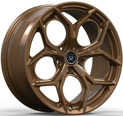 Диски After Market в стиле Satin Bronze, размеры 21x9.5 и 21x10.5, для BMW 840i 2021 года