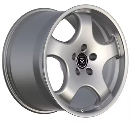Передняя 8.5Jx19 ET50 Задняя 11.5Jx19 ET76 Колеса для Porsche 991 Глянцевое Серебро Кованые ремни 1-PC