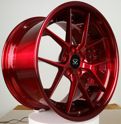 20x8.5 20x9.5 на заказ 2-PC кованые колеса блеск красный для 1967 Oldsmobile Cutlass Supreme
