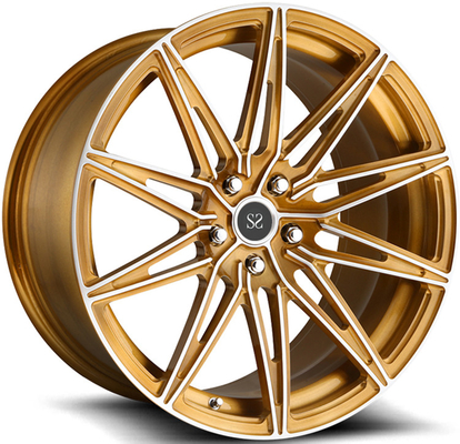21x8.5ET30/21x9.5ET43 5x112/66.6 Сатинная бронзовая обработка ремней для BMW X3 G01
