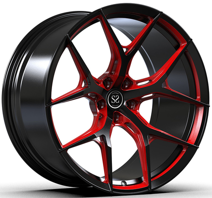 Изготовленная на заказ чернота лоска выковала картину болта Romeo Giulia 20x9.5 20x11 5x110 альфы оправ Monoblock