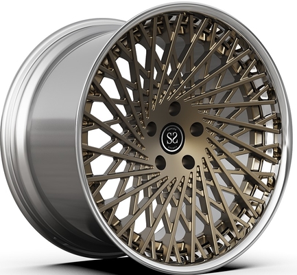 21x9.5ET30/22x12.5ET51/5x114.3/67.1 Бронзовые полированные обои 2-PC для Ferrari F12