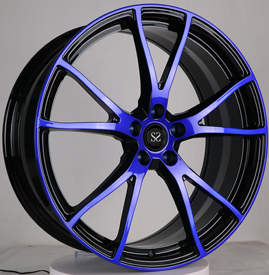 Tesla Model 3 Goss Черно-голубое лицо 20x9.0 и 20x10 1-PC кованые ремни