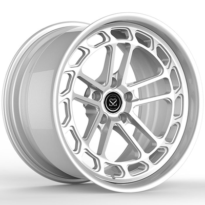 22х10.5 2-PC кованые ремни на заказ серебро для Audi RS6
