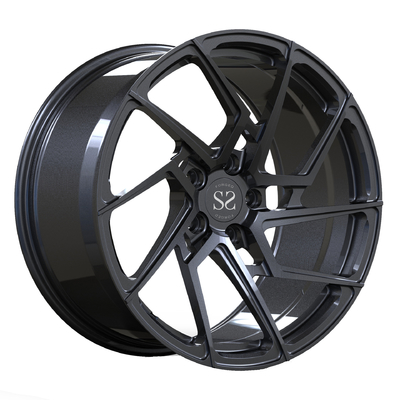 На M3 1 часть выковала колеса автомобиля черноты Monoblock сплавляет изготовленные на заказ дирекционные вогнутые оправы