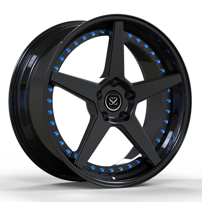 Колеса орудийного металла 5x130 сатинировки A6061 T6 для VW 20x9 5x112 5x120