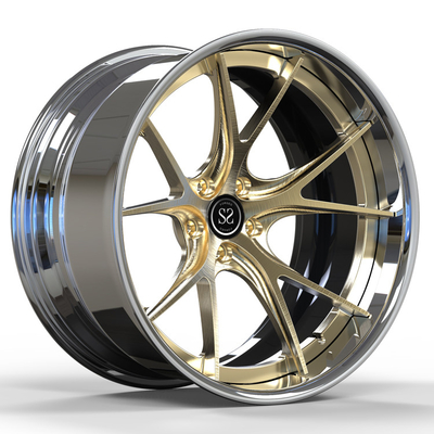 20inch 20x11 отполировало сплав 2 части выковала почищенные щеткой оправы автомобиля колес S5 золота